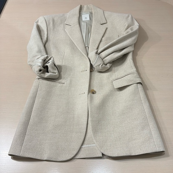Beige structures women blazer size xs - Picture 1 of 6